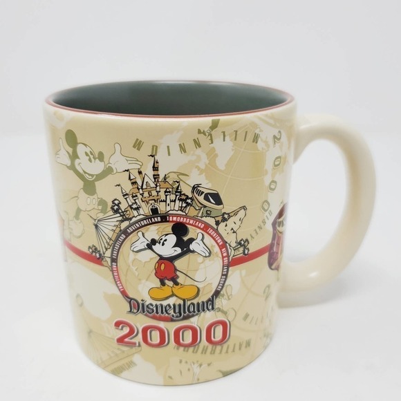 46. Disneyland Mickey Mouse 2000 Millennium Celebration Coffee Cup Mug Disney - Picture 1 of 8